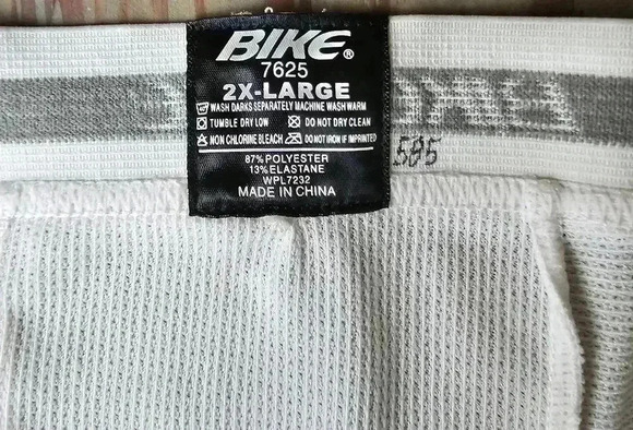 NWT BIKE ATHLETIC CPS STYLE 7625 COMPRESSION PERFORMANCE SHORT WHITE 2XL - Picture 5 of 6